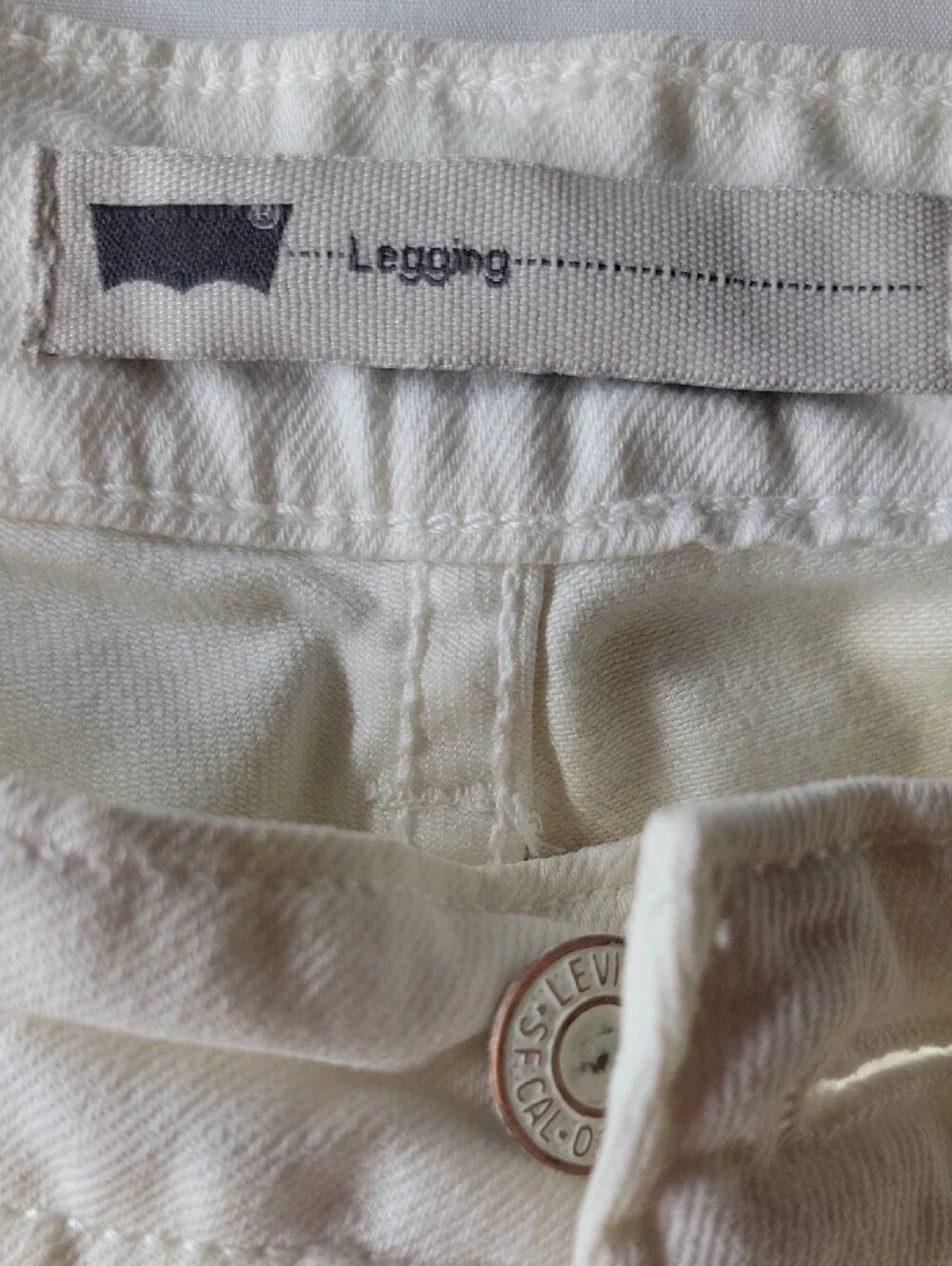 Levi's White and Yellow Tie-Dye Slim Straight Jeans Leggings 29